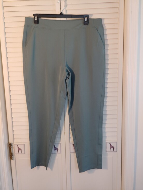 32 Degrees Pants - 32 Degrees Straight-Leg Ponte Pants - Sage